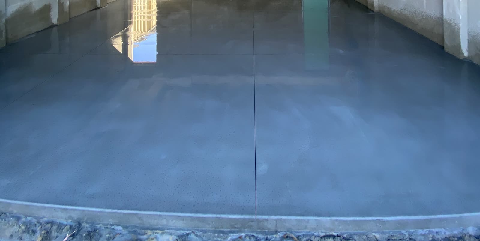 Standard concrete shed slab